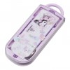 Japan SKATER Antibacterial Children's Lunch Cutlery Set（Kuromi）