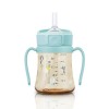 GROSMIMI Air Balloon PPSU Straw Cup + Weighted Straw 200ml (Creamy Blue)