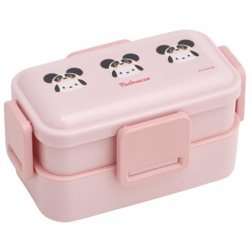 Skater Antibacterial 2 Tier Lunch Box 600mL (Pochacco)