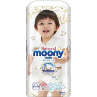 Japan Moony Natural Organic Cotton Nappy Pants XL 32pcs (12-22kg)