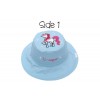 Canada FlapJackKids  Reversible Baby And Kids Sun Hat (Rainbow Unicorn / S 6m-2y）With Chin Strap
