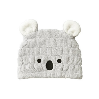 Carari Water Absorbent Quick Drying Animal Kids Cap （Koala ）