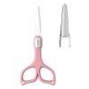 MIDDIA Ceramic Baby Food Scissors (Pink)