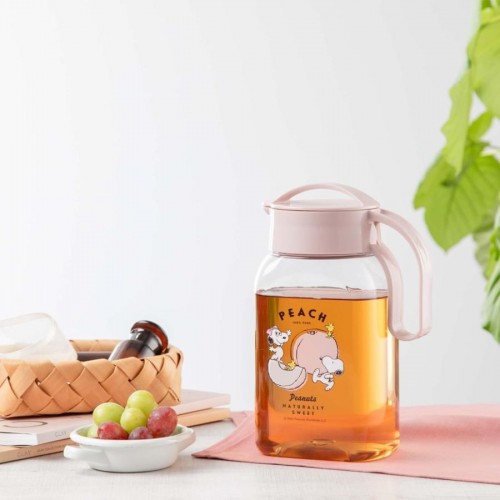 Iwasaki Vertical/Horizontal Screw Cold Water Pot 1.8L (Snoopy Pink)