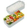 Skater Antibacterial 2 Tier Lunch Box With Chopsticks 600ml (Doraemon)