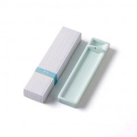 Japan Kousaido Incense Stick Porcelain Holder Dish （Celadon）