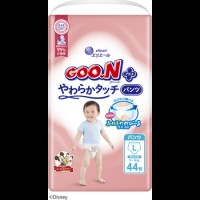 Japan Goo.N Plus Premium Sensitive Skin Nappy Pants L 44pcs (9-14kg)