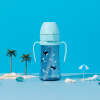 GROSMIMI Baby Whale Dark PPSU Straw Cup 300ml (Creamy Blue)
