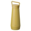Ho-on Stainless Steel Vacuum Insulated Drink Bottle With Handle 500ml (Mustard）