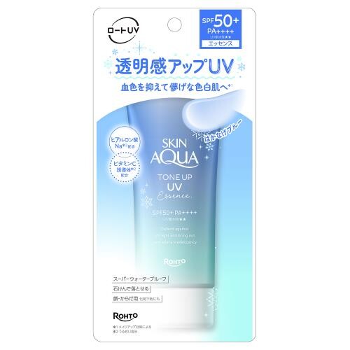 Japan Skin Aqua Tone Up UV Essence Sunscreen SPF50 PA+++ 80g