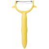 Kai Vegetable Fit Curved Broad Blade Peeler (Yellow)