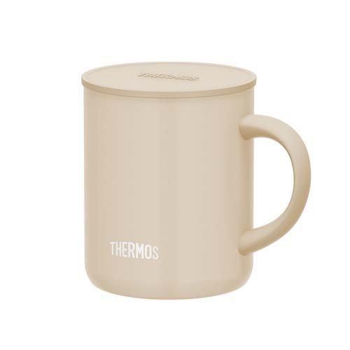 Thermos Stainless Steel Vacuum Insulated Mug With Lid 350ml（Beige）