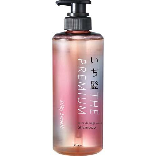 Japan Kracie Ichikami Premium Extra Damage Care Shampoo Silky Smooth Pump (480ml)