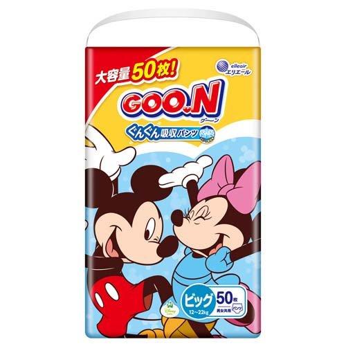 Japan GOO.N Breathable Disney Version Pants XL 50pcs (12-22kg) 