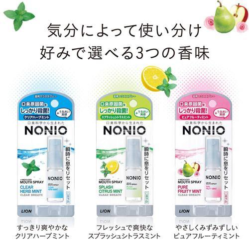 LION NONIO Mouth Spray Pure Fruity Mint
