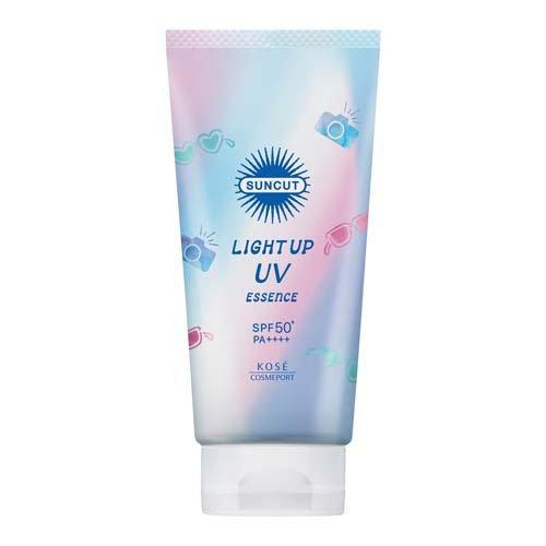 Japan Kose Suncut Light Up UV Essence Sunblock SPF 50+ PA++++80g 