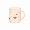 Thermos Stainless Steel Vacuum Insulated Mug With Lid 350ml（Miffy&Bear）Ivory