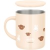 Thermos Stainless Steel Vacuum Insulated Mug With Lid 350ml（Miffy&Bear）Ivory