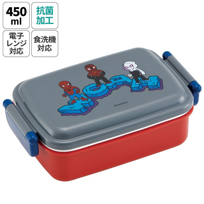 Skater 抗菌圆顶盖饭盒 450毫升 (Spiderman)