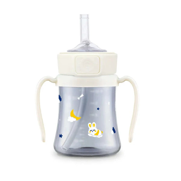 GROSMIMI Baby Bunnyverse Dark PPSU Straw Cup 200ml (White)