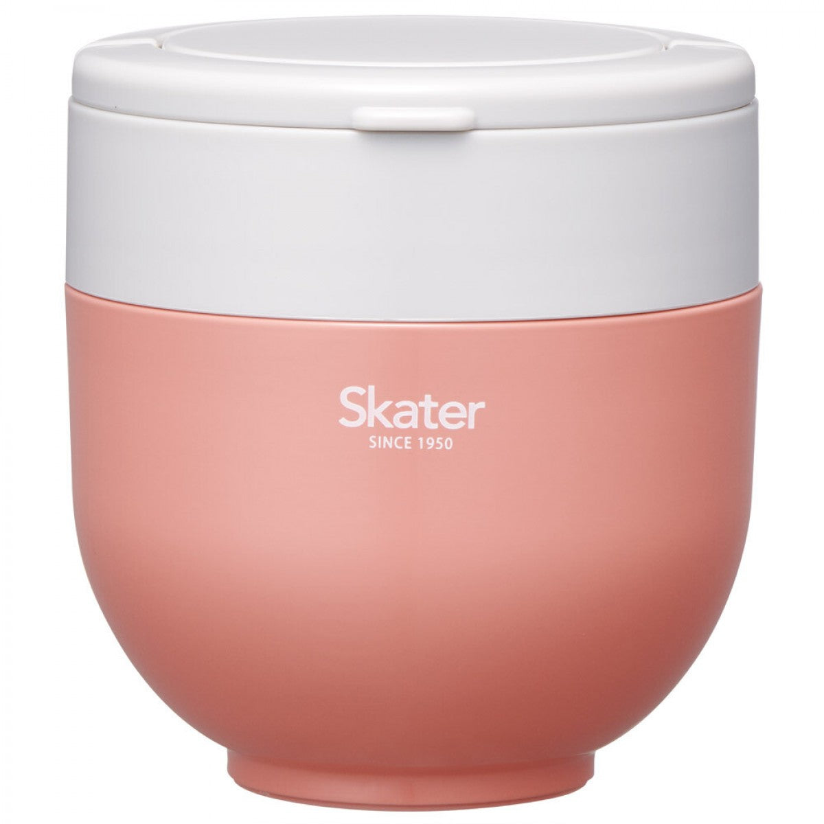 日本Skater不锈钢保温饭盒 540ml（桃橙色）可折叠手柄