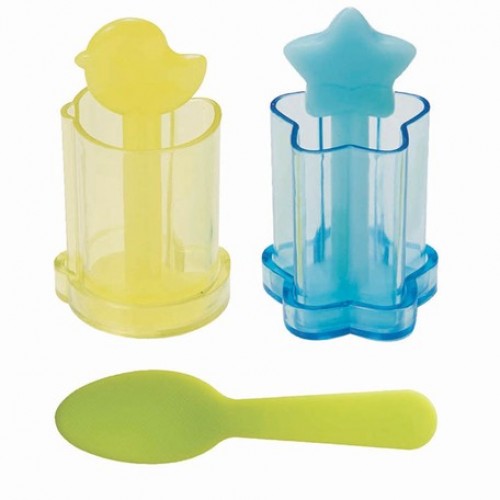 Petit Rice Ball Mold Set (Chick & Star)