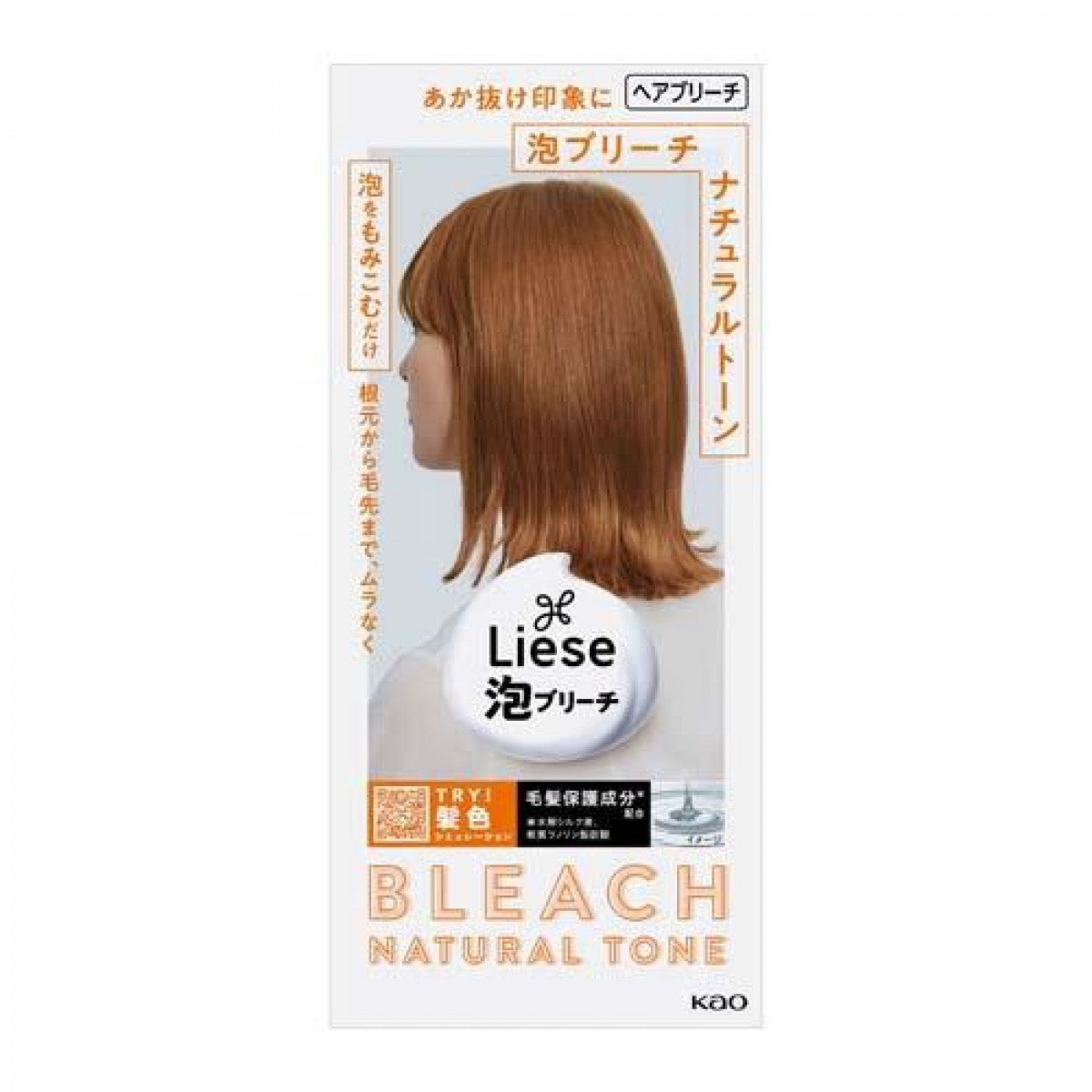 KAO Liese Foam Bleach Hair Dye 108ml (Natural Tone)