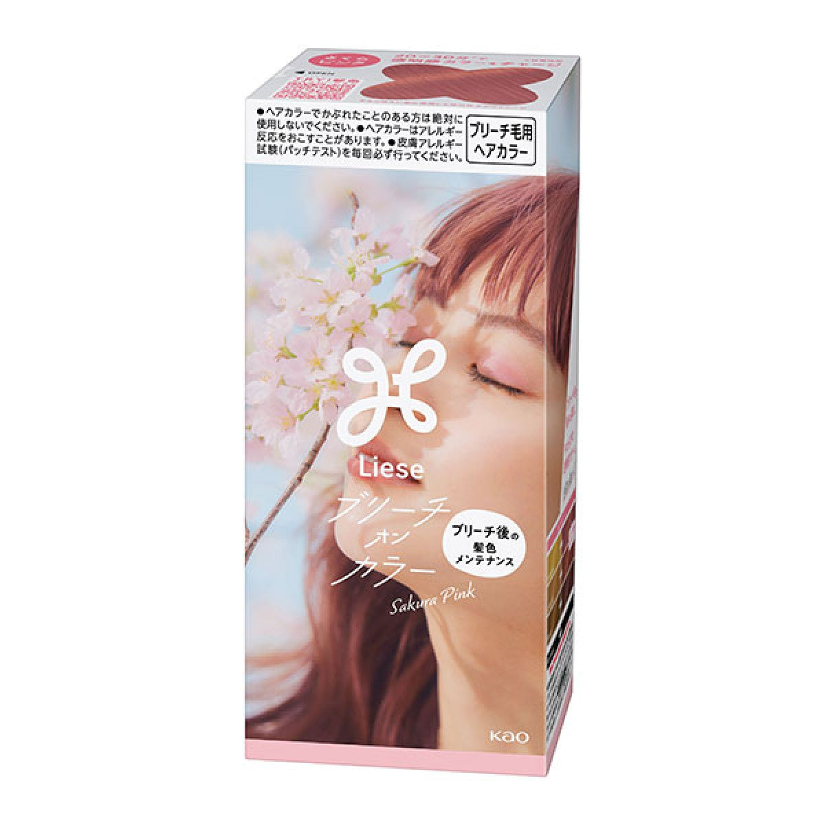 KAO Liese Bleach-On Foam Hair Dye 108ml (Sakura Pink）