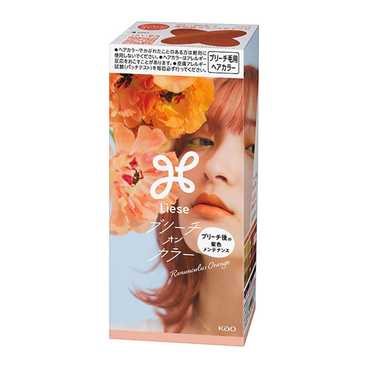 KAO Liese Bleach-On Foam Hair Dye 108ml (Orange)