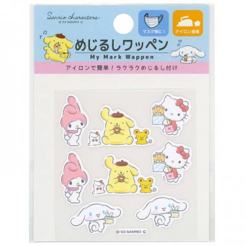 日本三丽鸥卡通人物熨烫贴（美乐蒂/玉桂狗/凯蒂猫）
