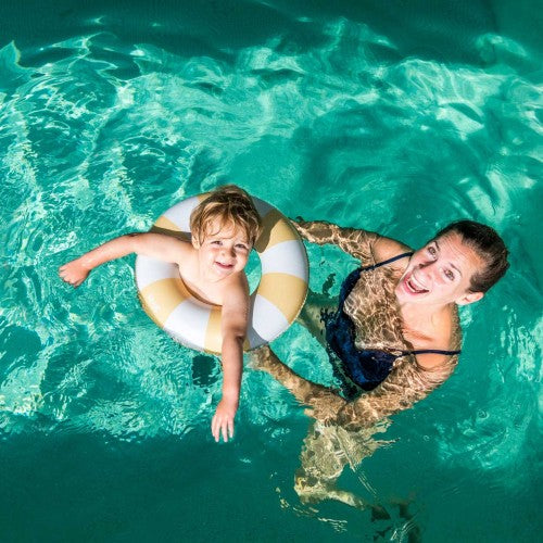Quut Swim Ring 40cm Banana Blue （18Month- 4 Years）