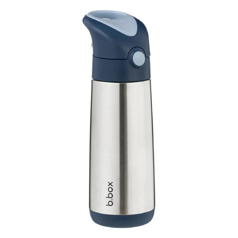 B.Box Insulated Straw Drink Bottle 500ml Midnight