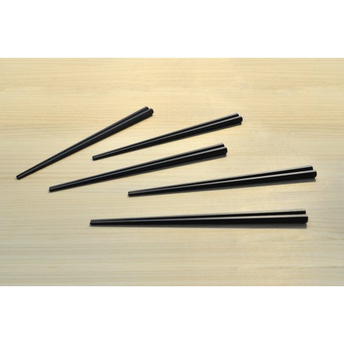 Japan SUNLIFE Octagonal Chopsticks 5 Pairs ( Black )