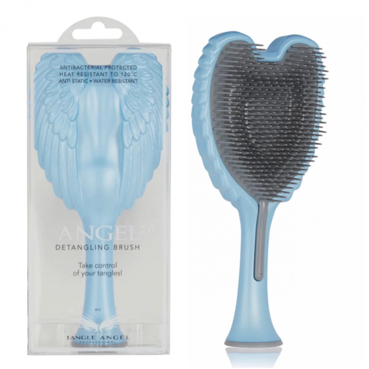 Tangle Angel Detangling Hairbrush 2.0 Matte Blue