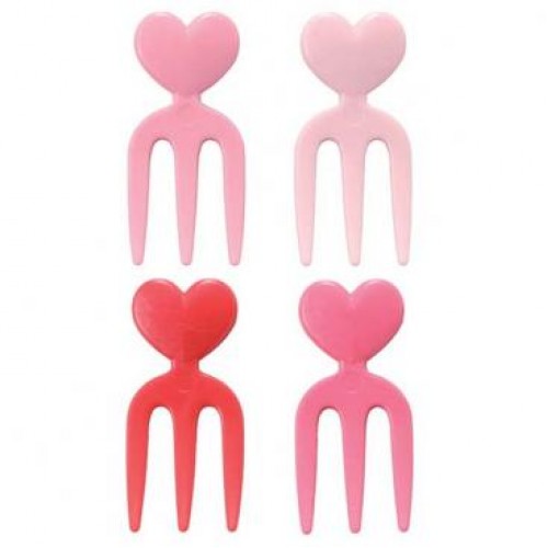 Japan Mama's Assist Lunch Box Food Picks 12 pcs（Heart-Shaped）