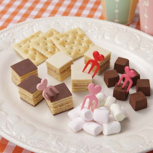 Japan Mama's Assist Lunch Box Food Picks 12 pcs（Heart-Shaped）
