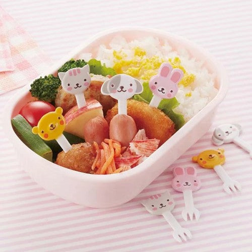 Japan Mama's Assist Lunch Box Food Picks  8pcs（Happy Animal）