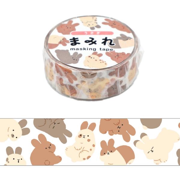 World Craft 15mm Washi Tape - Rabbit