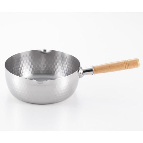 Yoshikawa Stainless Steel Yukihira Saucepan 22cm IH Compatible