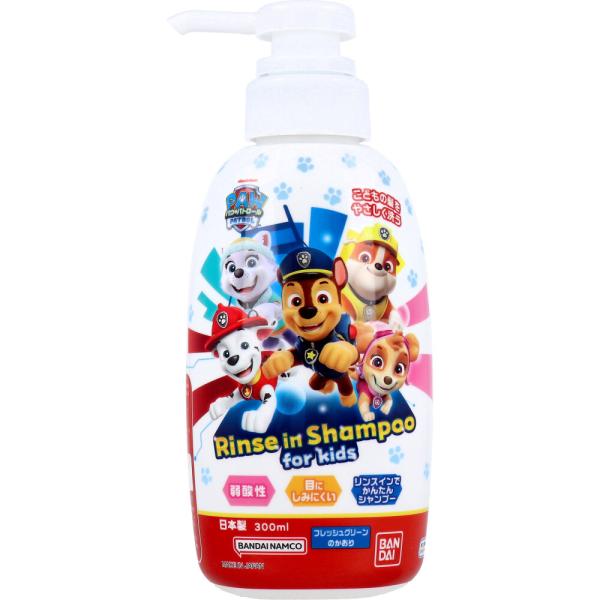 Bandai Kids 2-in-1 Conditioning Shampoo (Fresh Green Scent) – 300ml Paw Patrol