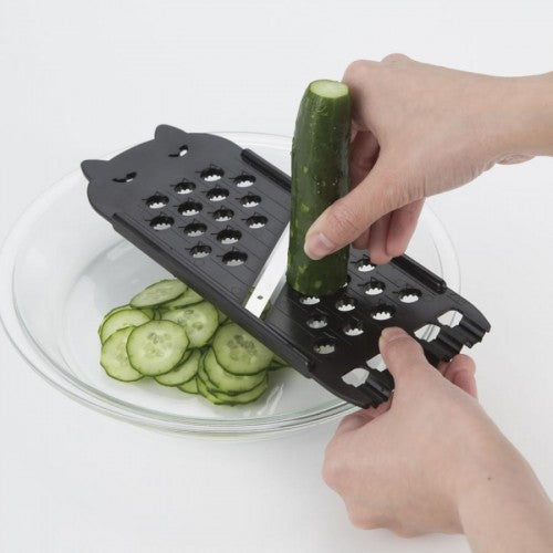 Japan Kai Nyammy Slicer Grater - Black Cat