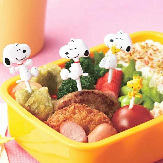 Japan Mama's Assist Lunch Box Food Picks  8pcs（Snoopy）