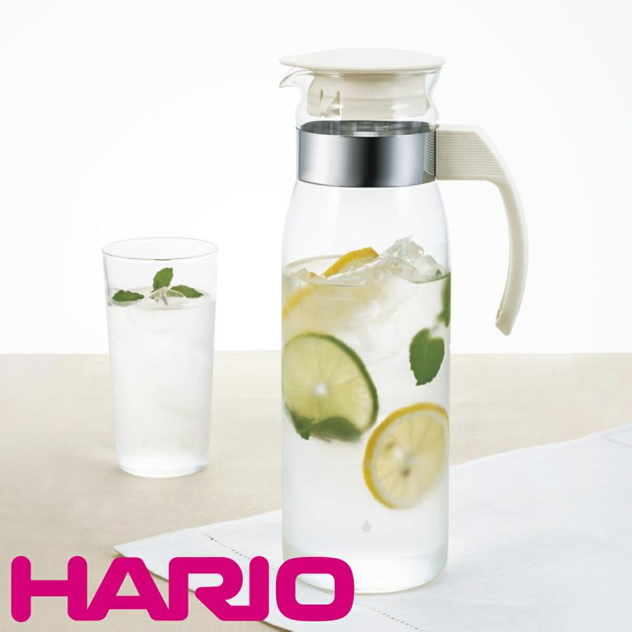 HARIO Slim Refrigerator Water Jug 1400ml – Off White