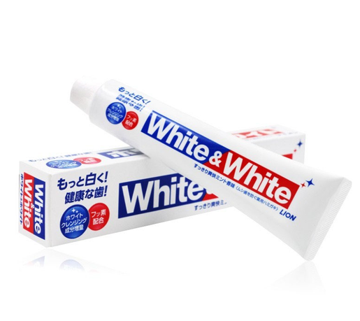 Lion White & White fluorine Toothpaste 150g