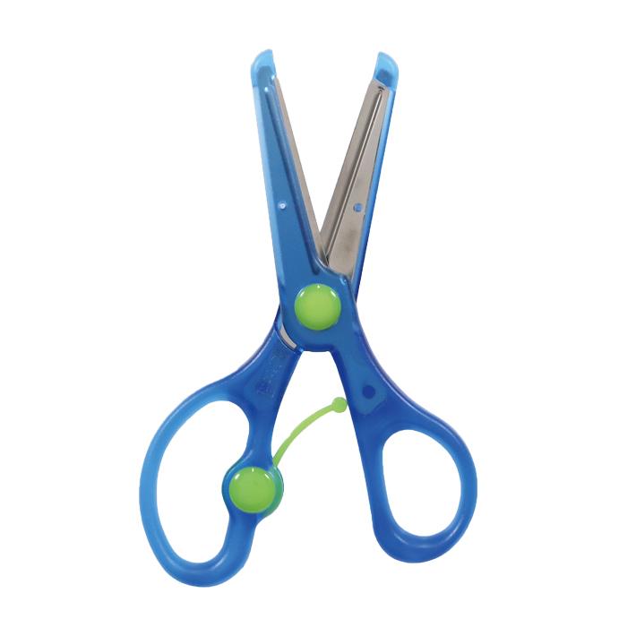 KUTSUWA Kids Safety Scissors - Blue