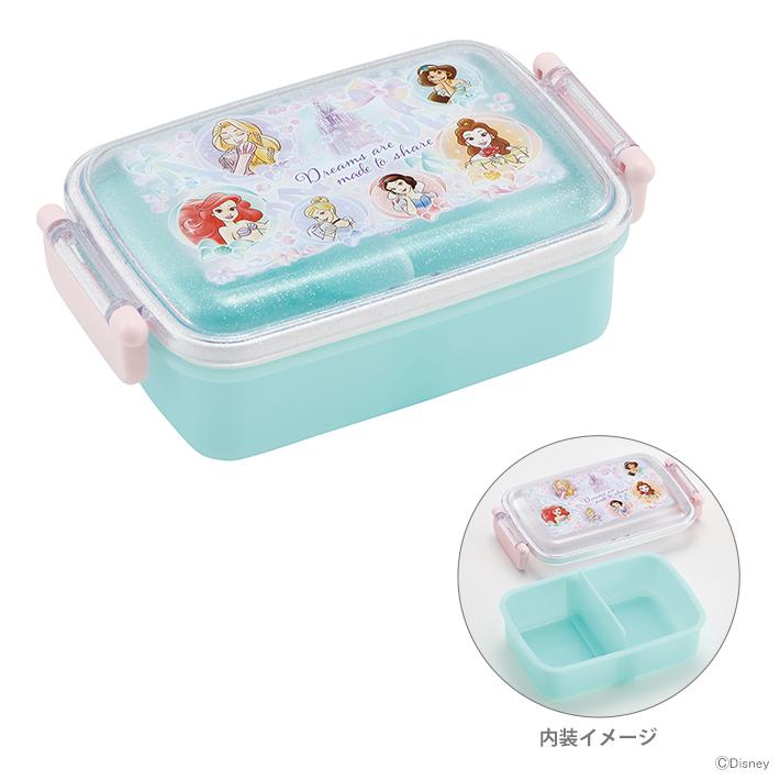 Skater Antibacterial Dome Lid Lunch Box 450ml (Disney Princess)