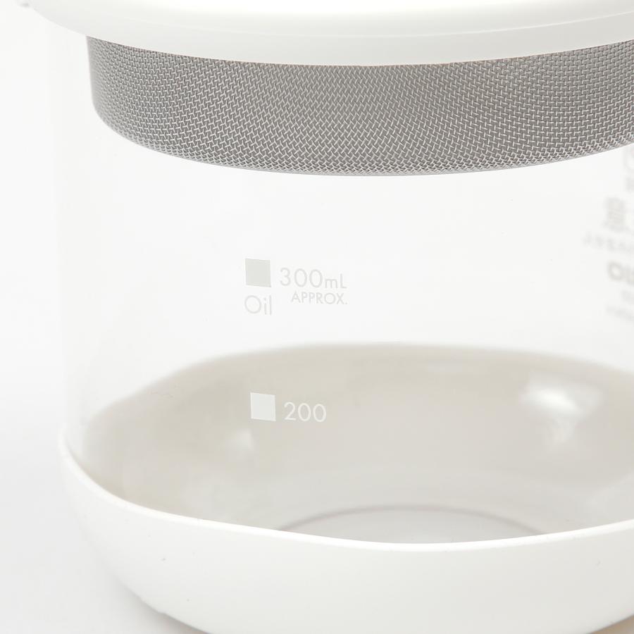 HARIO Glass Oil Pot with Filter – Compact & Transparent (300ml)