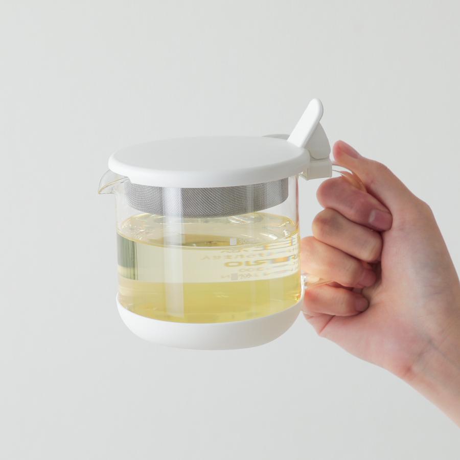HARIO Glass Oil Pot with Filter – Compact & Transparent (300ml)