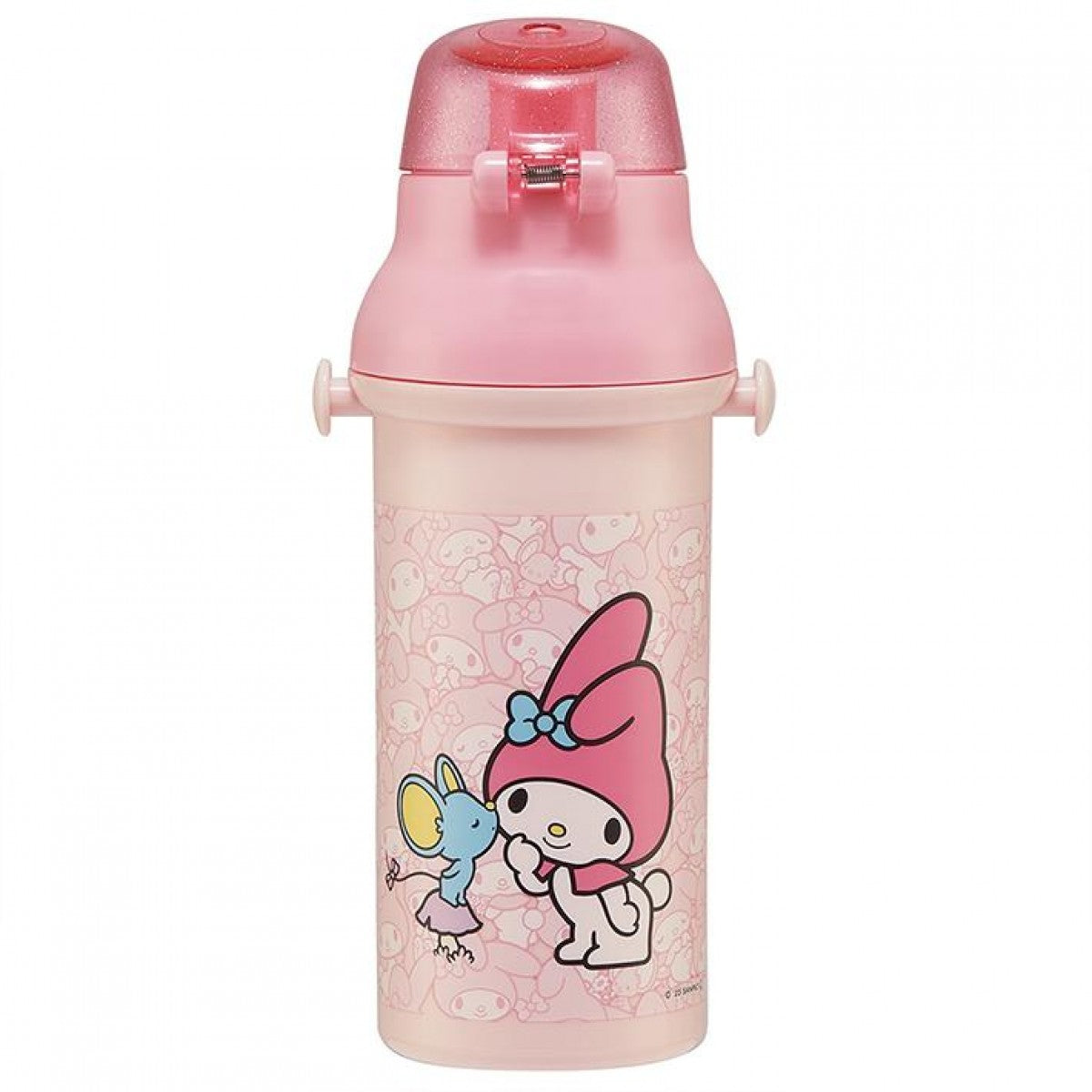 Skater Antibacterial Kid Water Bottle With Strap 480ml