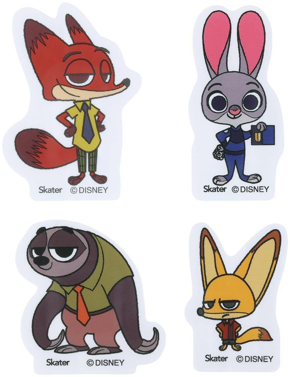 Skater Die-Cut Band Aid Plaster 20pc - Zootopia
